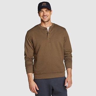 Men's Everyday Fleece Faux Shearling-Lined Henley Product Image