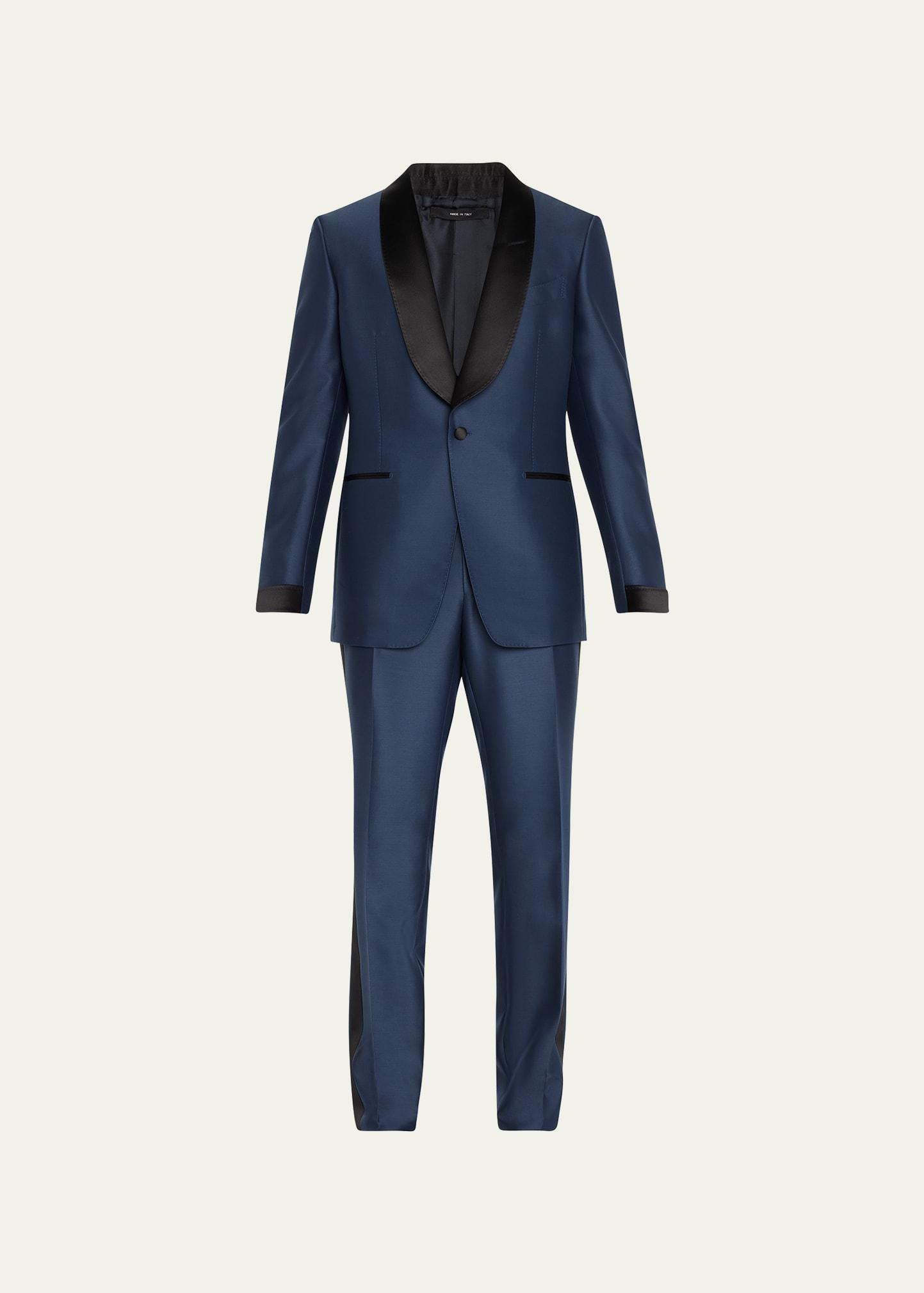 Mens Shelton Shawl-Lapel Twill Tuxedo Product Image