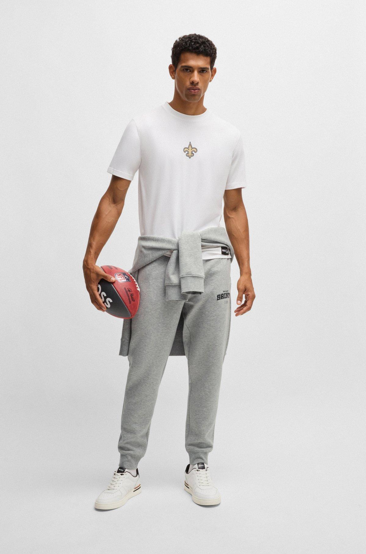 BOSS x NFL signature-tape tracksuit bottoms with special branding Product Image