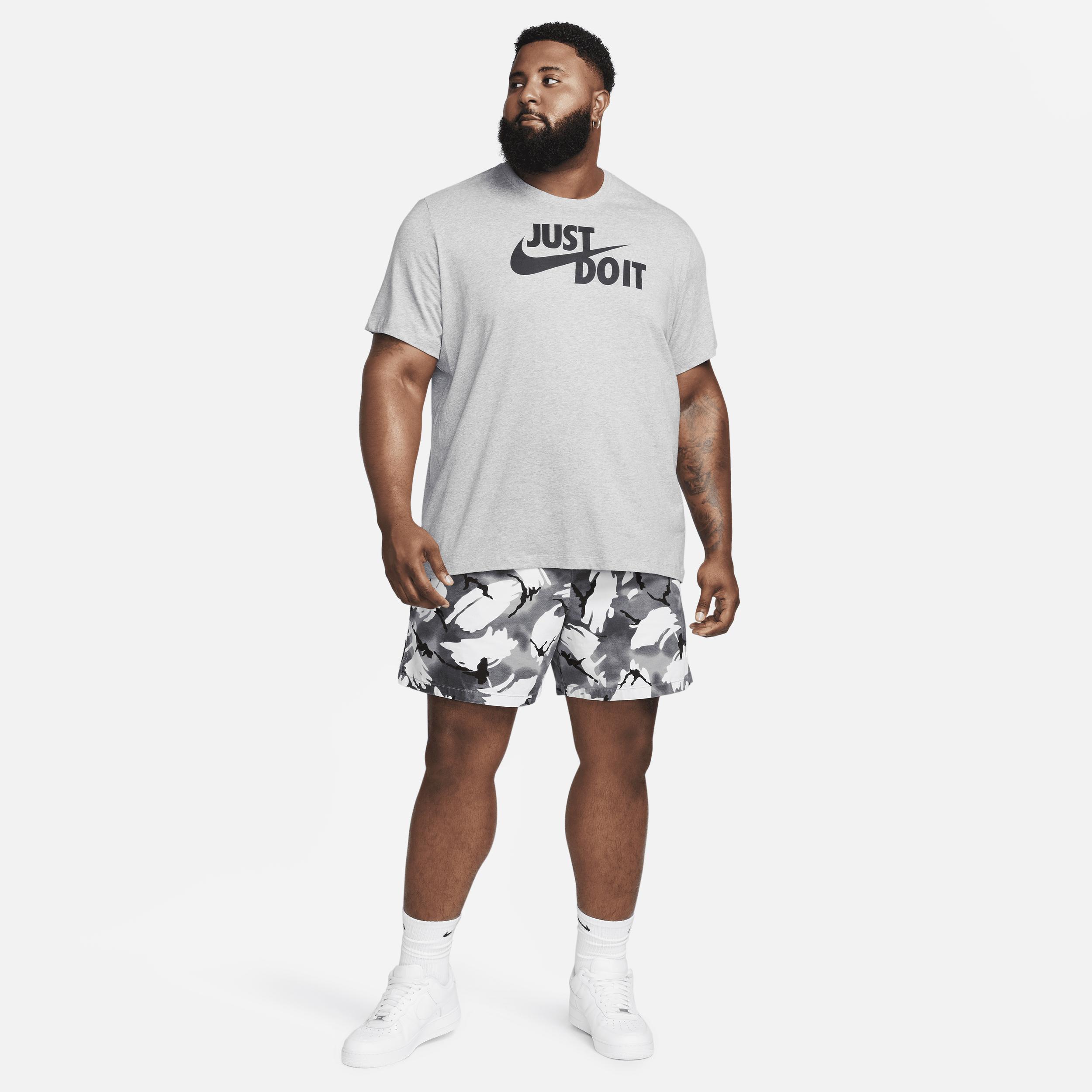 Mens Nike Just Do It Logo Tee Dark Gray Grey Product Image