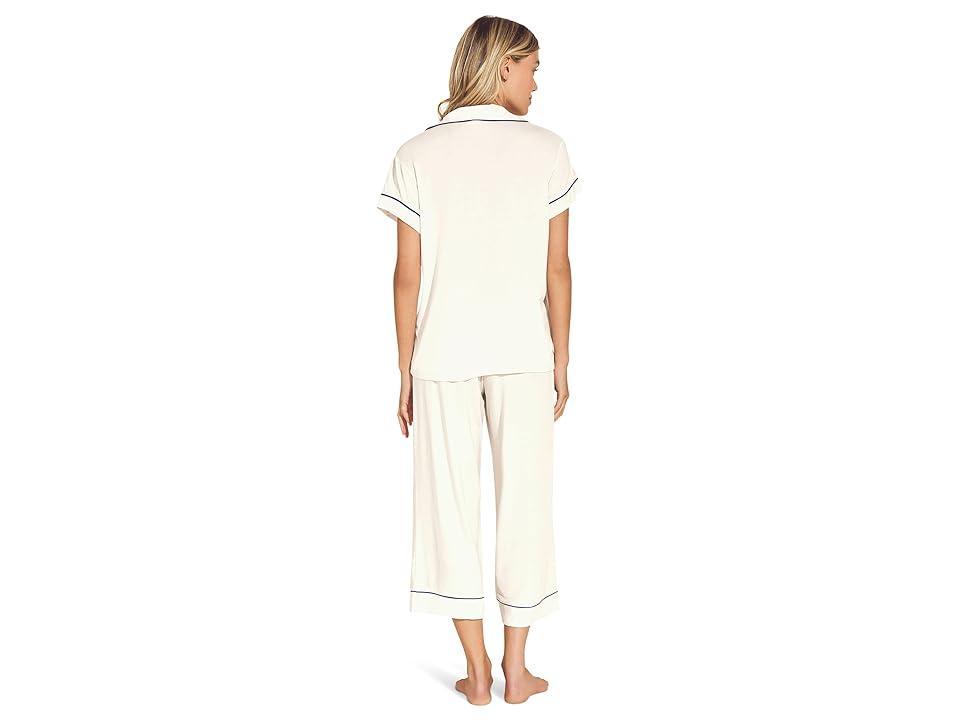 Eberjey Gisele - The Cropped Pajama Set (Pure Ivory Women's Pajama Sets Product Image