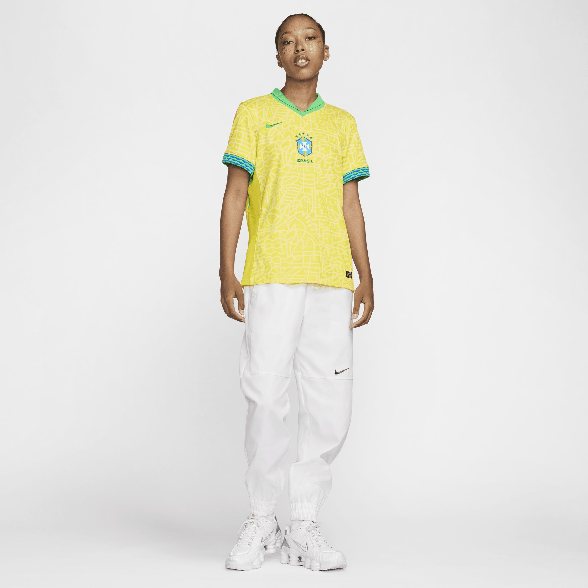 Brazil 2024 Stadium Home Nike Women's Dri-FIT Soccer Replica Jersey Product Image