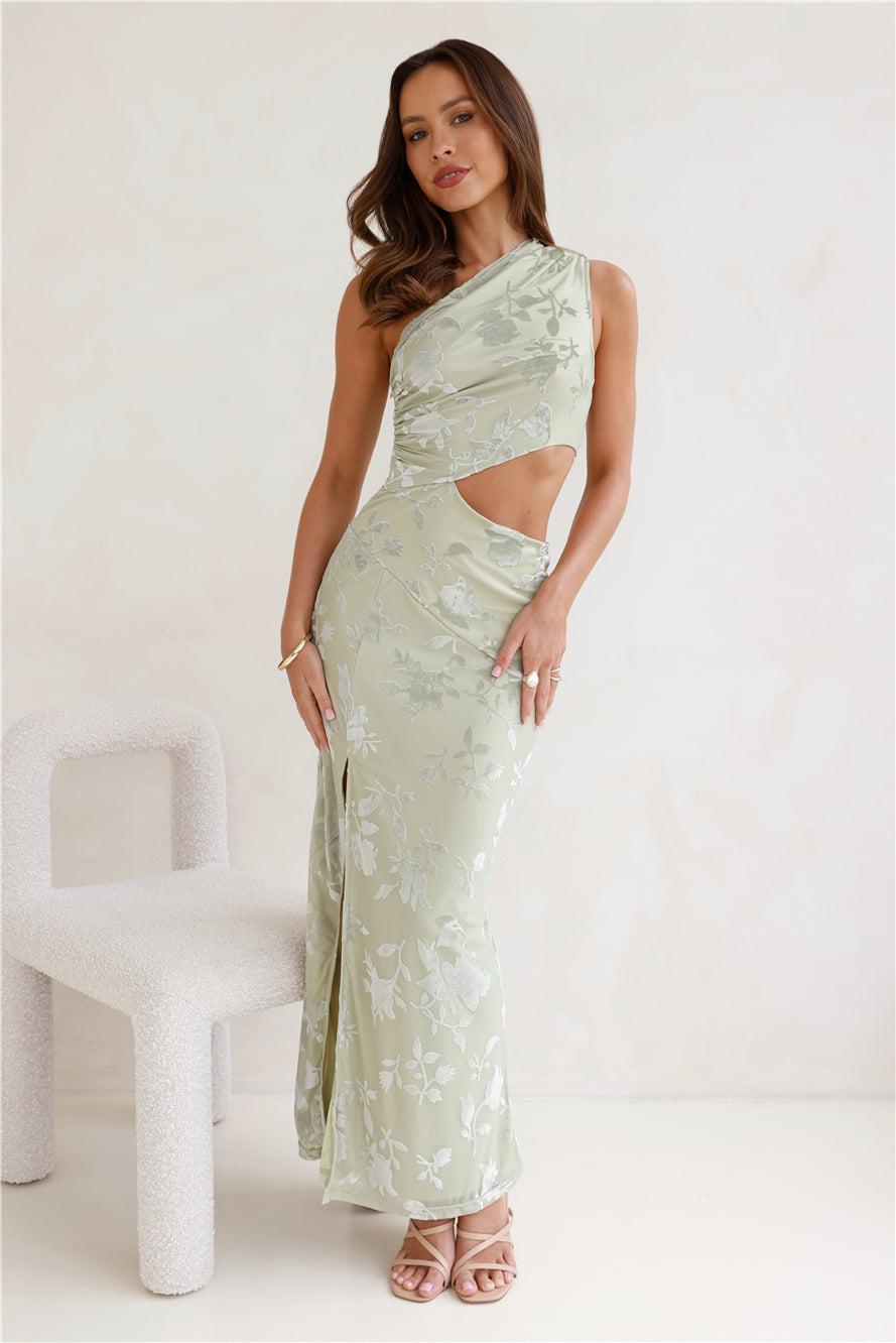 Reset Refresh Maxi Dress Sage Product Image