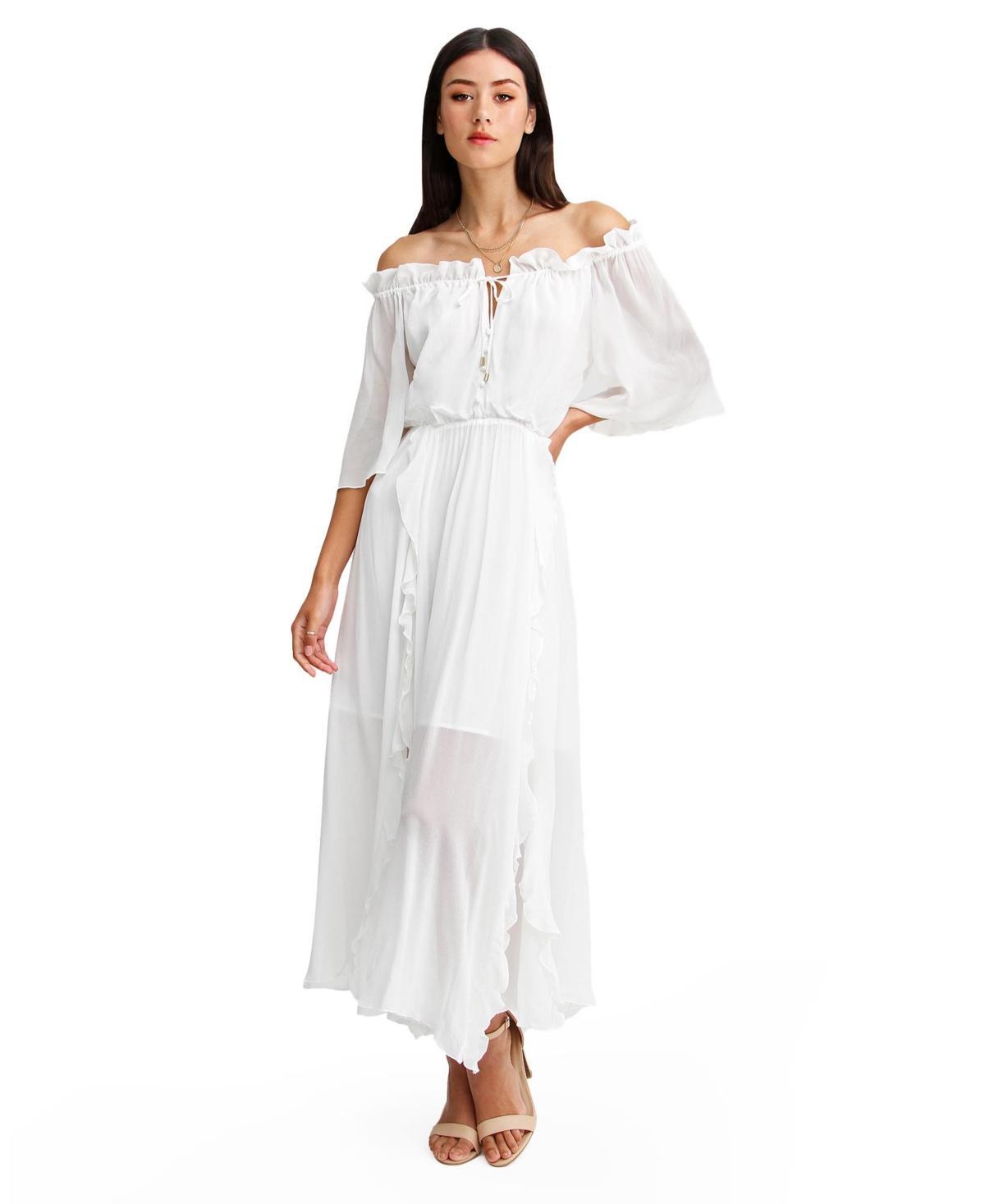 Women Belle & Bloom Amour Ruffled Midi Dress Product Image