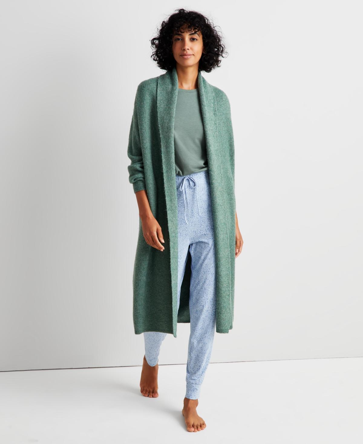 State of Day Womens Knit Long-Sleeve Duster Robe, Created for Macys Product Image