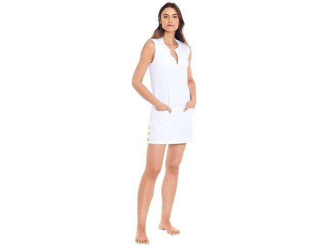 Lauren Ralph Lauren Button Sleeveless Tunic Women's Swimwear Product Image