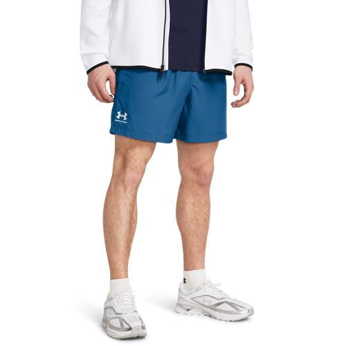 Under Armour Mens Under Armour Woven Volley Shorts - Mens White/Silt Product Image