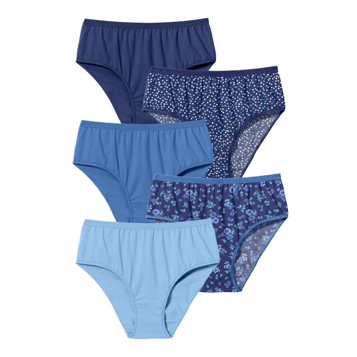 Comfort Choice Womens Hi-Cut Cotton Brief 5-Pack Product Image