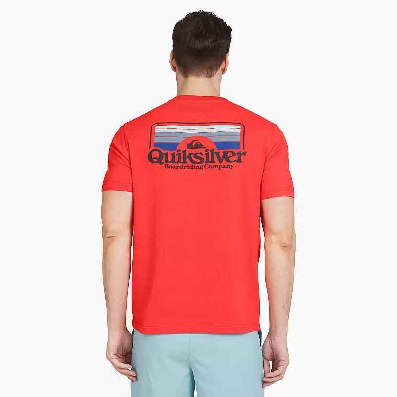 Mens Quiksilver Graphic Tee Red Product Image