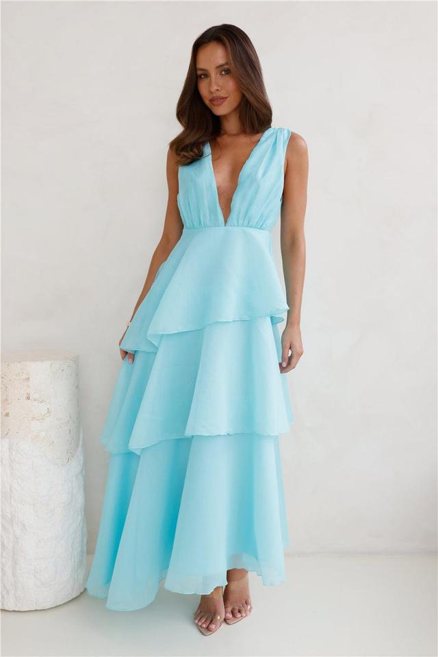 Fashion Zone Maxi Dress Aqua Product Image