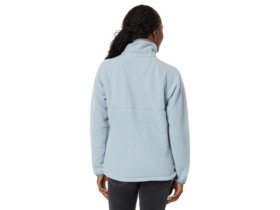 Carhartt Fleece 1/4 Snap Front Jacket (Neptune) Women's Clothing Product Image