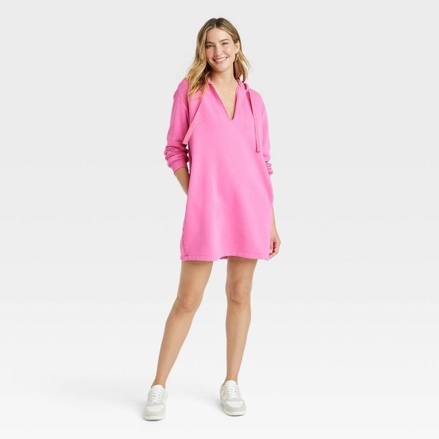 Womens Long Sleeve Mini Fleece Tunic Dress - Universal Thread Product Image