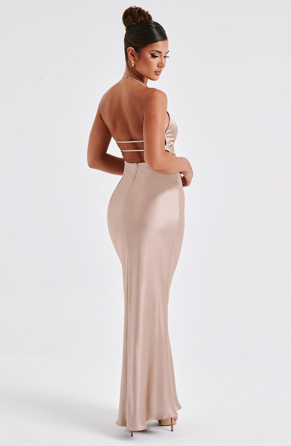 Delphine Maxi Dress - Champagne Product Image