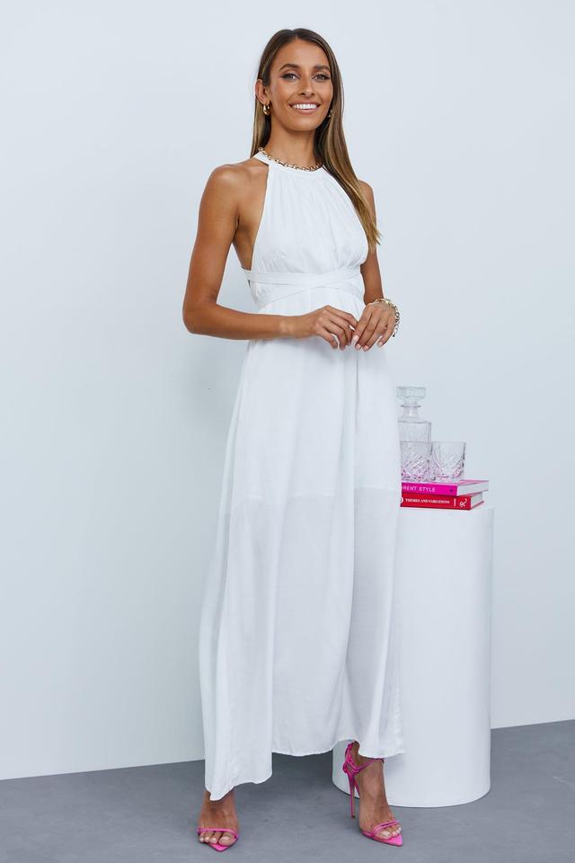 Embrace It Maxi Dress White Product Image