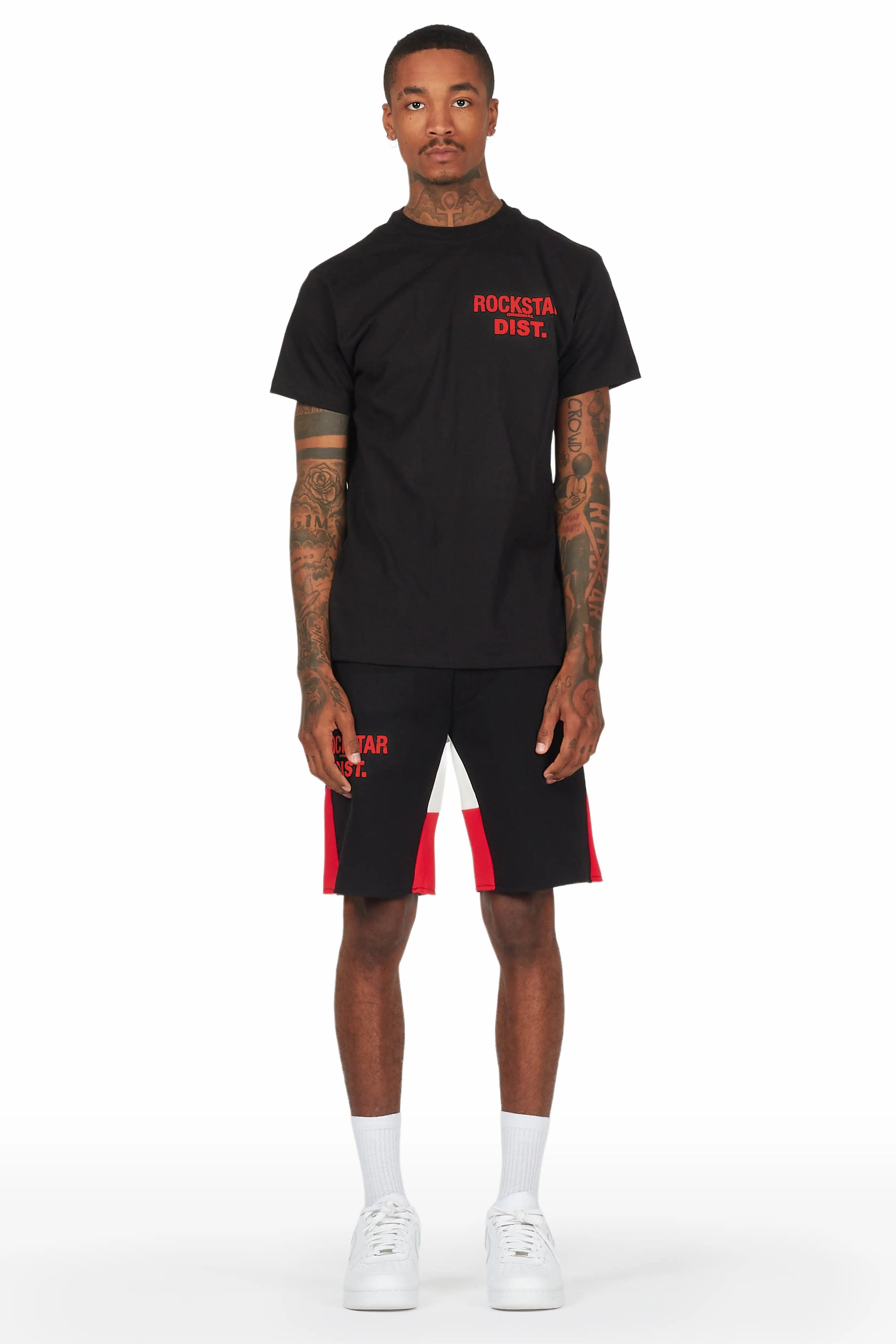 Buck 3.0 Black T-Shirt Short Set Male Product Image