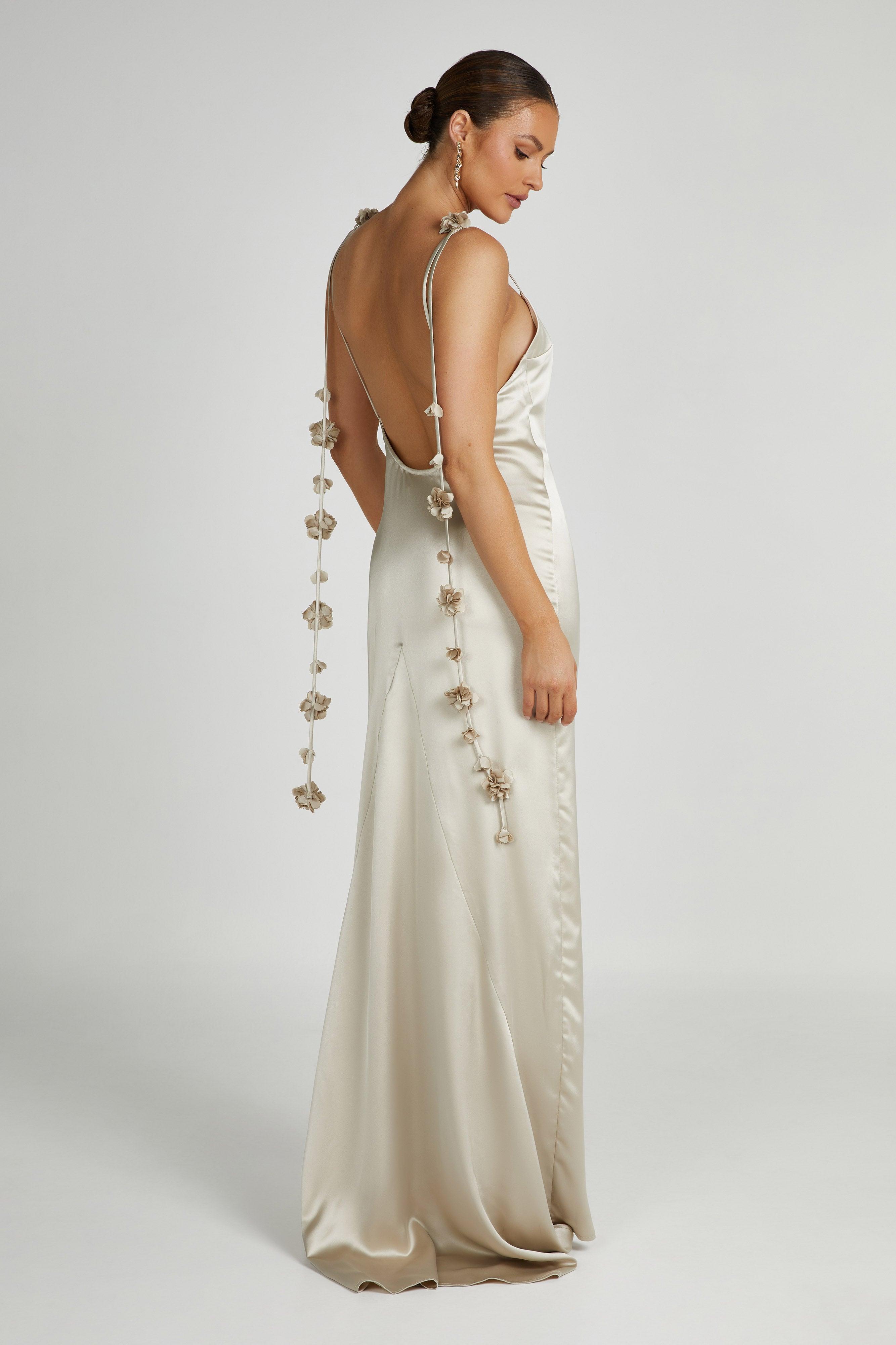 Elenora Rose Gown - Champagne Product Image