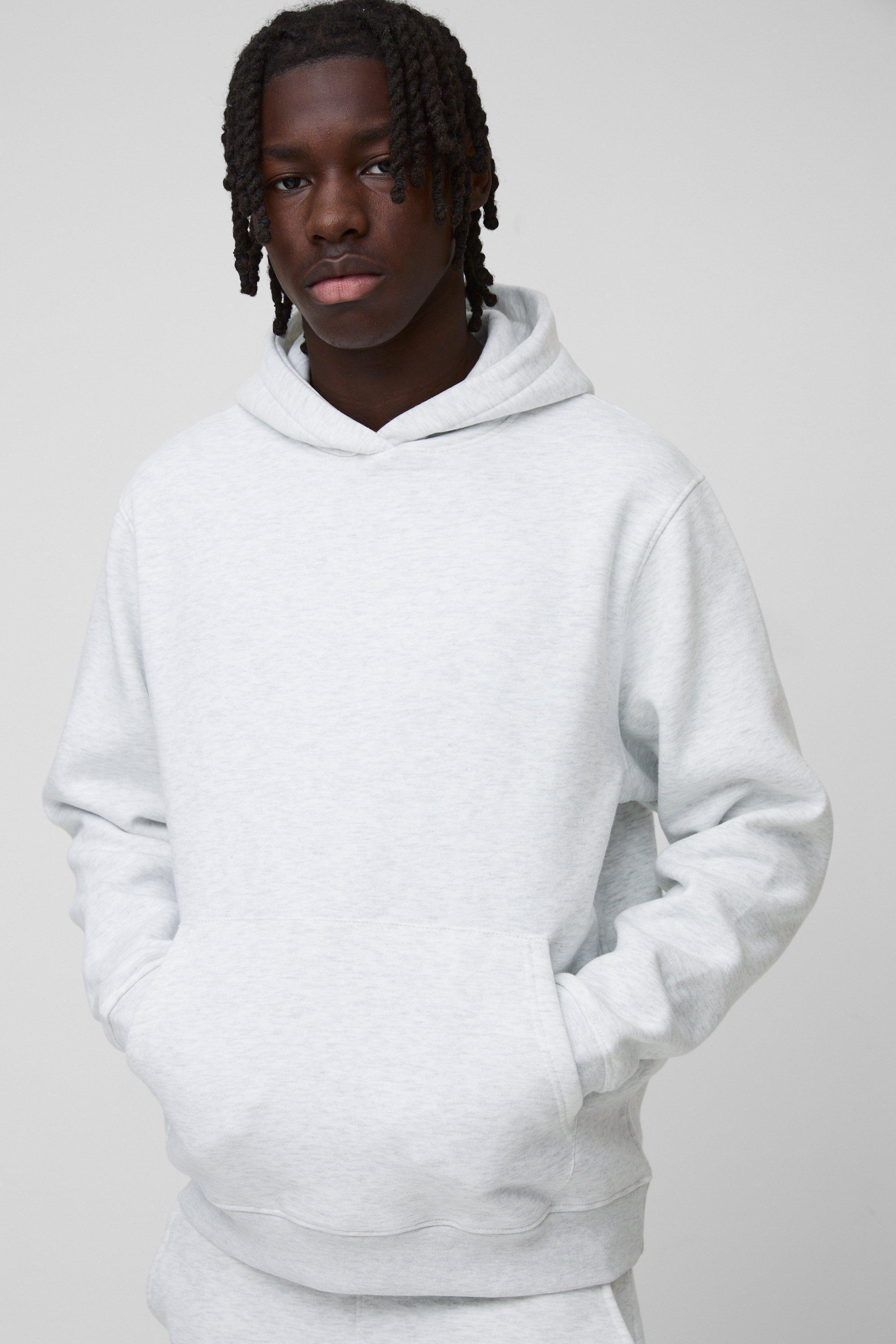 330GSM Basic Over The Head Hoodie | boohooMAN USA product image