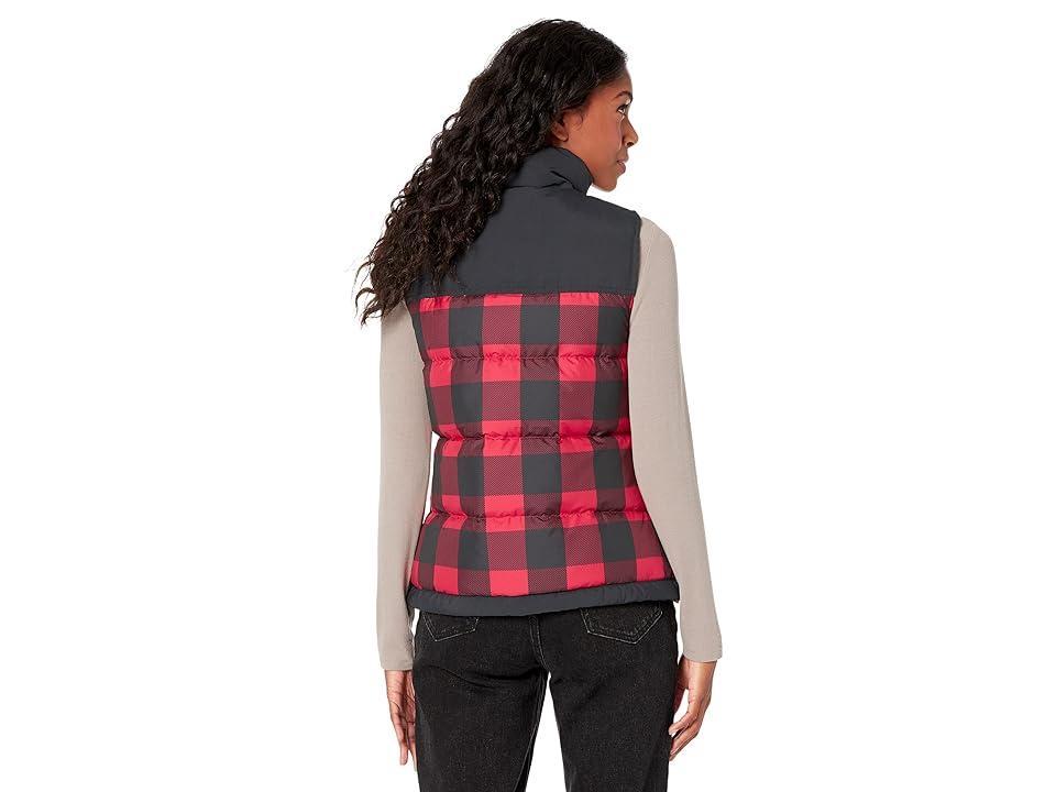 L.L.Bean Petite Mountain Classic Down Vest Print (Rich Buffalo Plaid) Women's Clothing Product Image