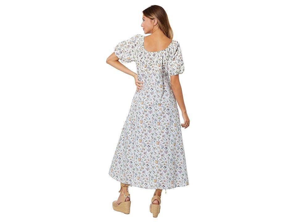 English Factory Floral Print Puff Sleeve Maxi Dress Women's Clothing Product Image