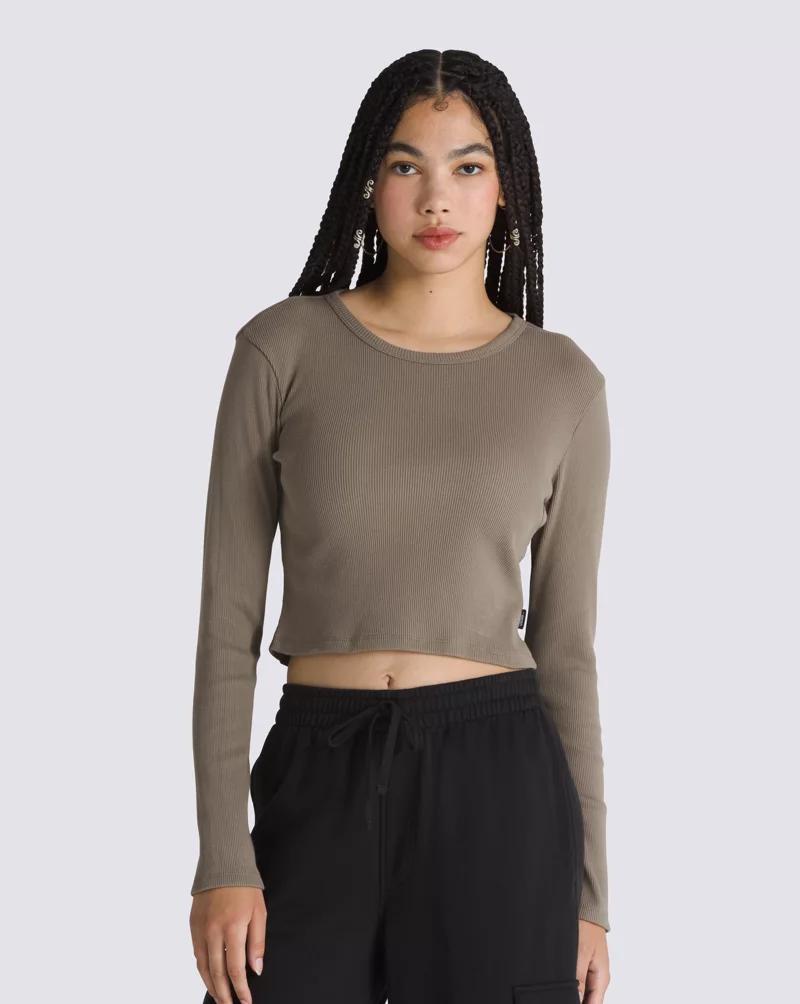 Drew Rib Long Sleeve Top Product Image