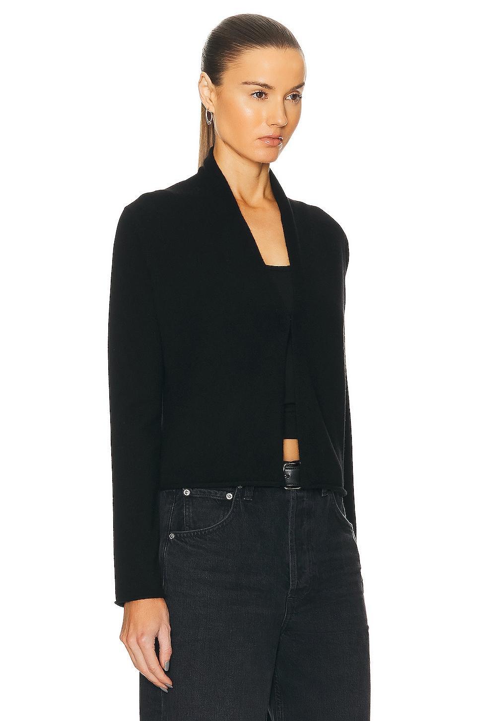 Guest In Residence Stealth Cardigan in Black - Black. Size XL (also in M). Product Image