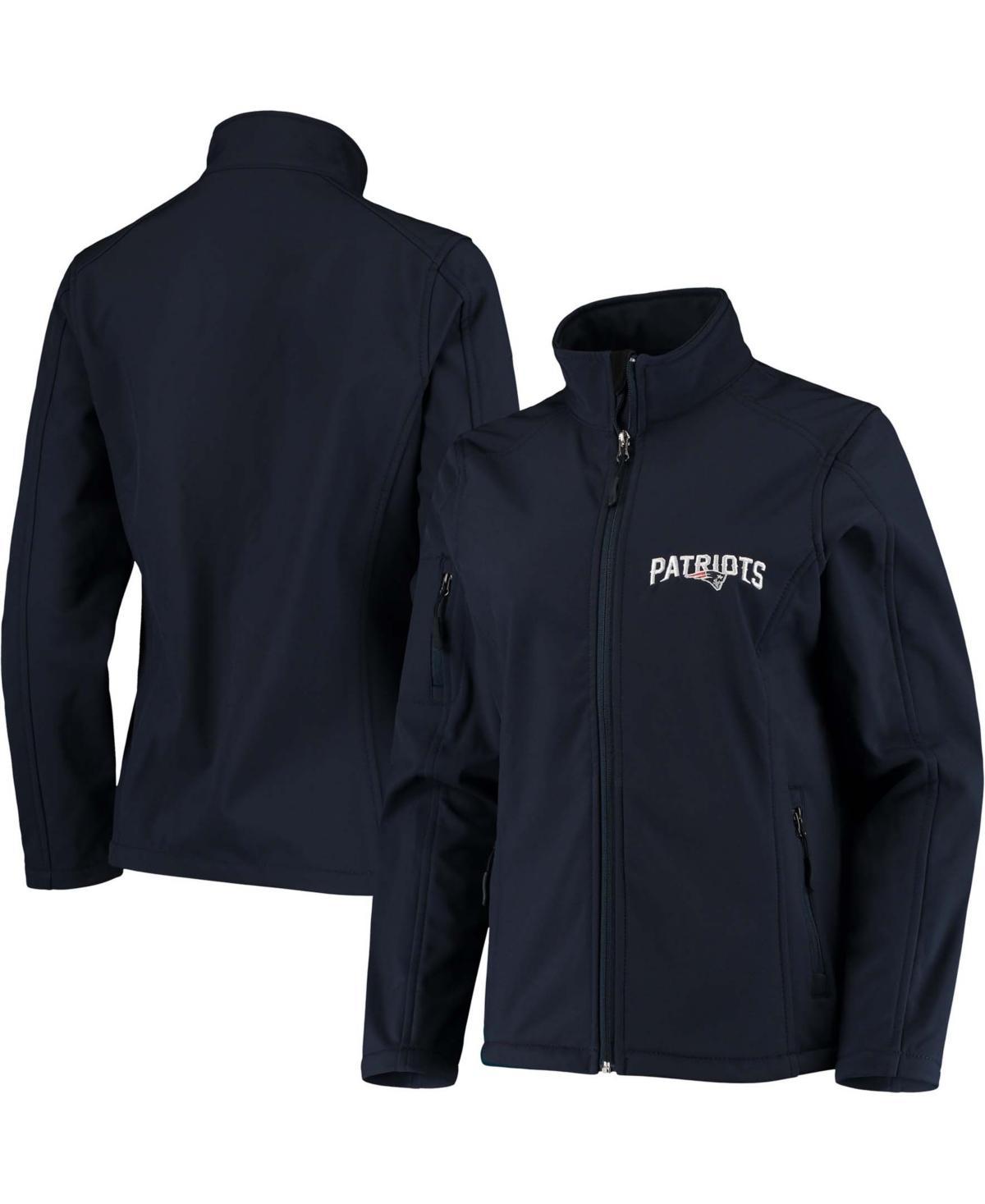 Womens New England Patriots Full-Zip Sonoma Softshell Jacket Blue Product Image