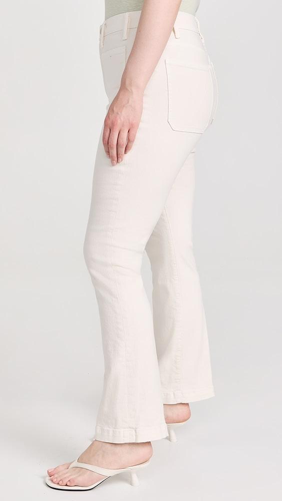 MOTHER The Hustler Patch Pocket Flood Jeans | Shopbop Product Image