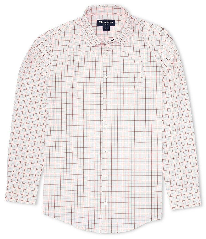 Mizzen+Main Performance Stretch Leeward Danbury Plaid Long Sleeve Woven Shirt Product Image