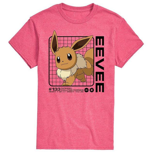 Mens Pokemon Eevee Stats Graphic Tee Product Image