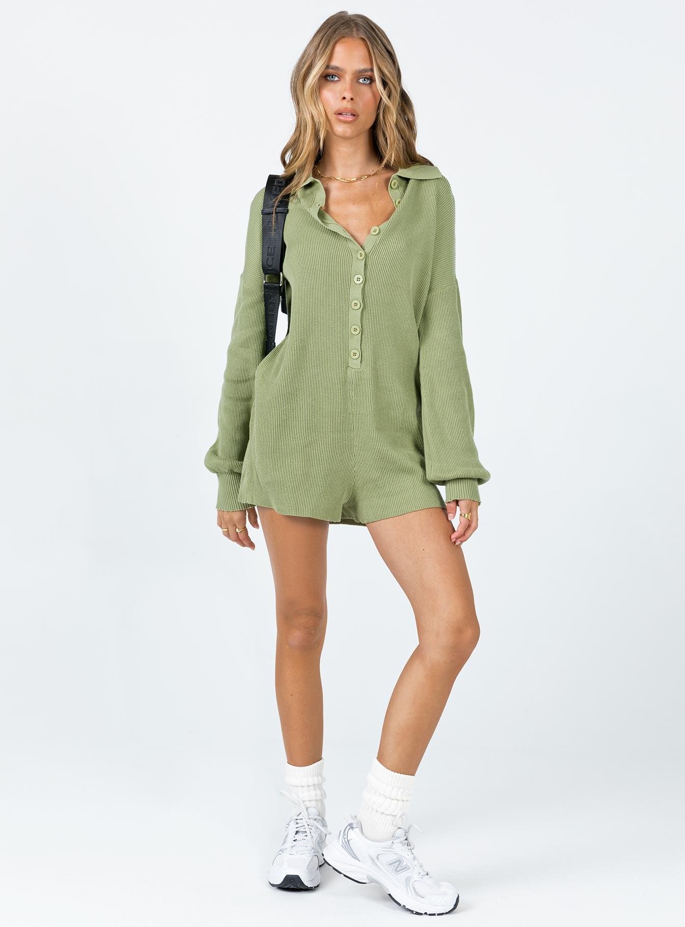 Sofie Romper Green Product Image