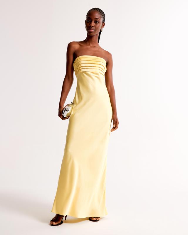 The A&F Emerson Strapless Slim Maxi Dress Product Image