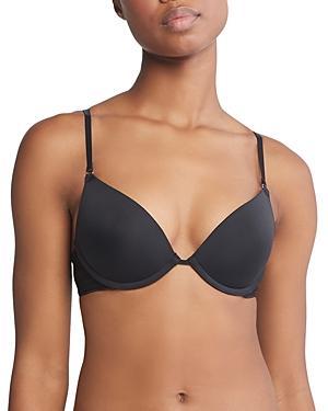 Calvin Klein Minimalist Micro Lace Push Up Plunge Bra Product Image