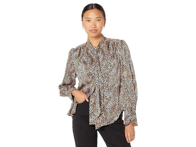 EQUIPMENT Badalle Tie Blouse (Mother-of-Pearl ) Women's Clothing Product Image