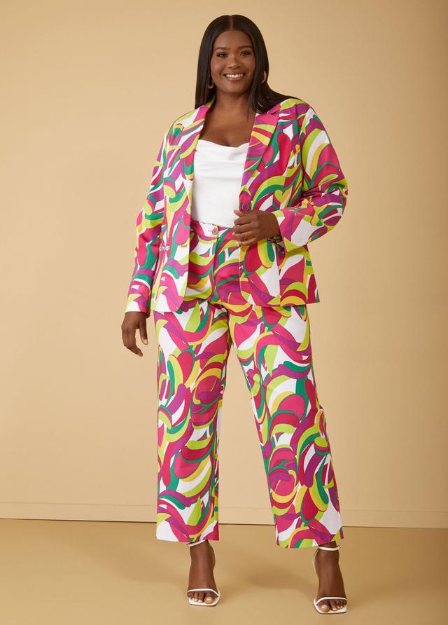 Printed Power Twill Trousers Product Image