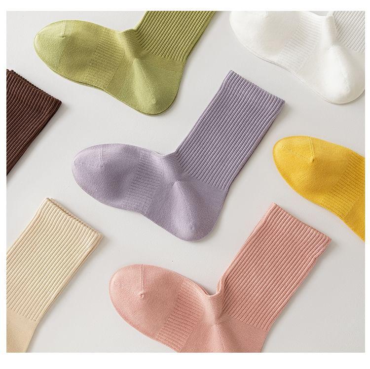 Plain Crew Socks Product Image