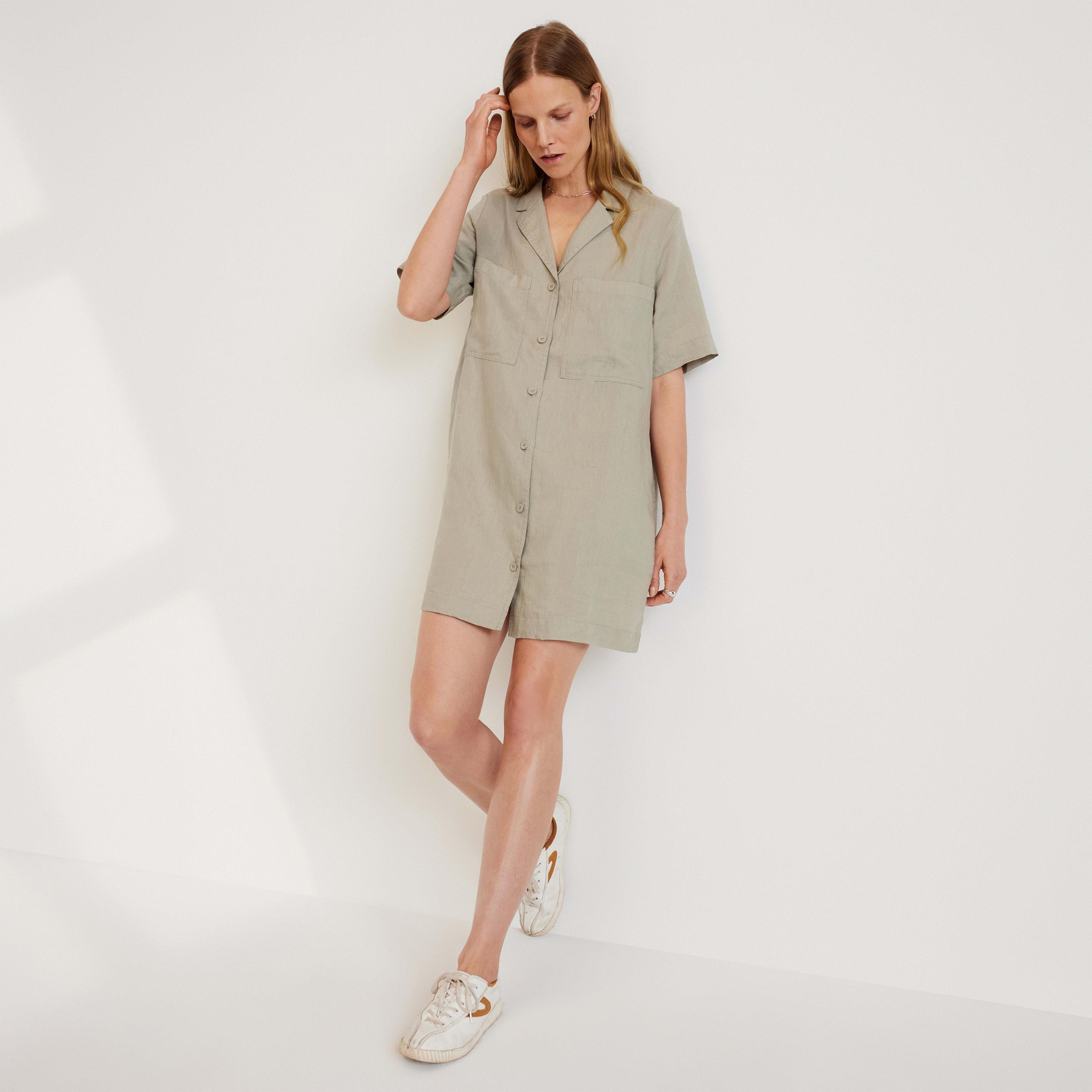 Womens Linen Workwear Dress by Everlane Product Image
