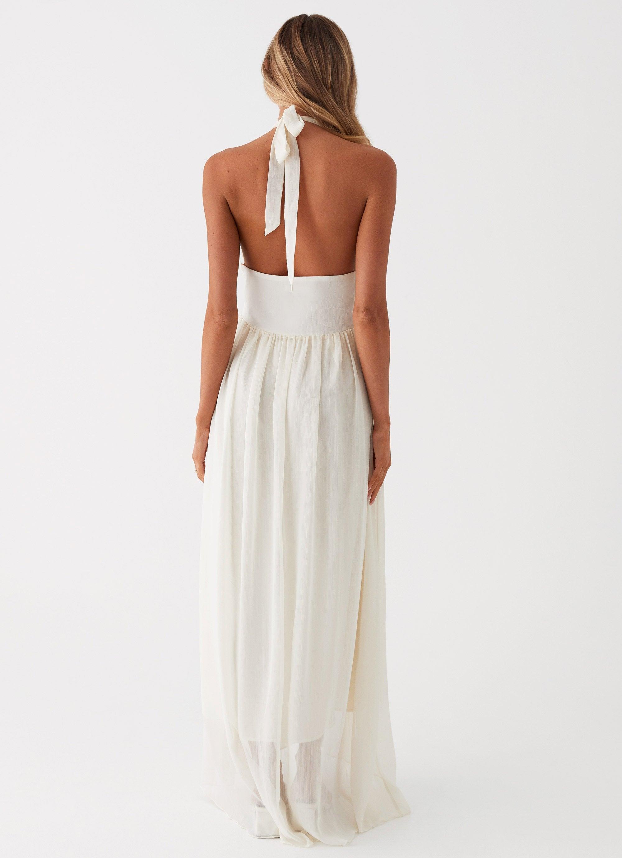 Somewhere New Maxi Dress - Ivory Product Image