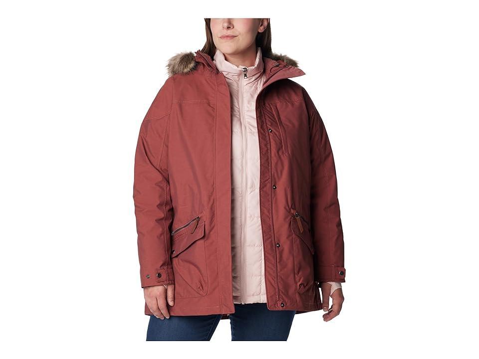 Columbia Plus Size Carson Pass IC Jacket (Beetroot) Women's Coat Product Image