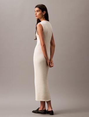 Boucle Ribbed Maxi Dress Product Image