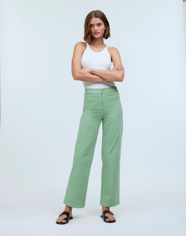 The Petite Emmett Wide-Leg Crop Pant in Garment Dye: Welt Pocket Edition Product Image