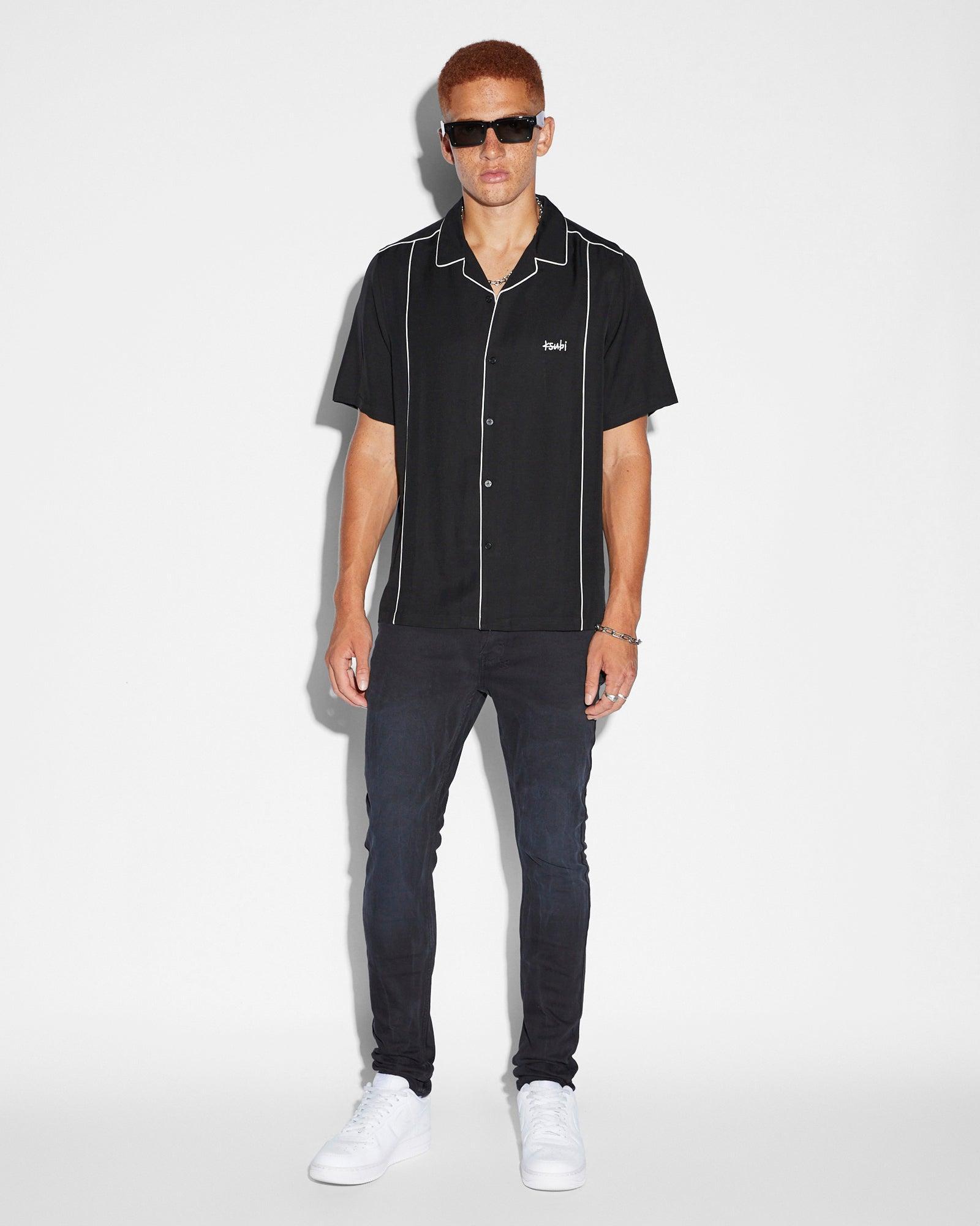 KSUBI DOWNTOWN RESORT SS SHIRT BLACK Male Product Image