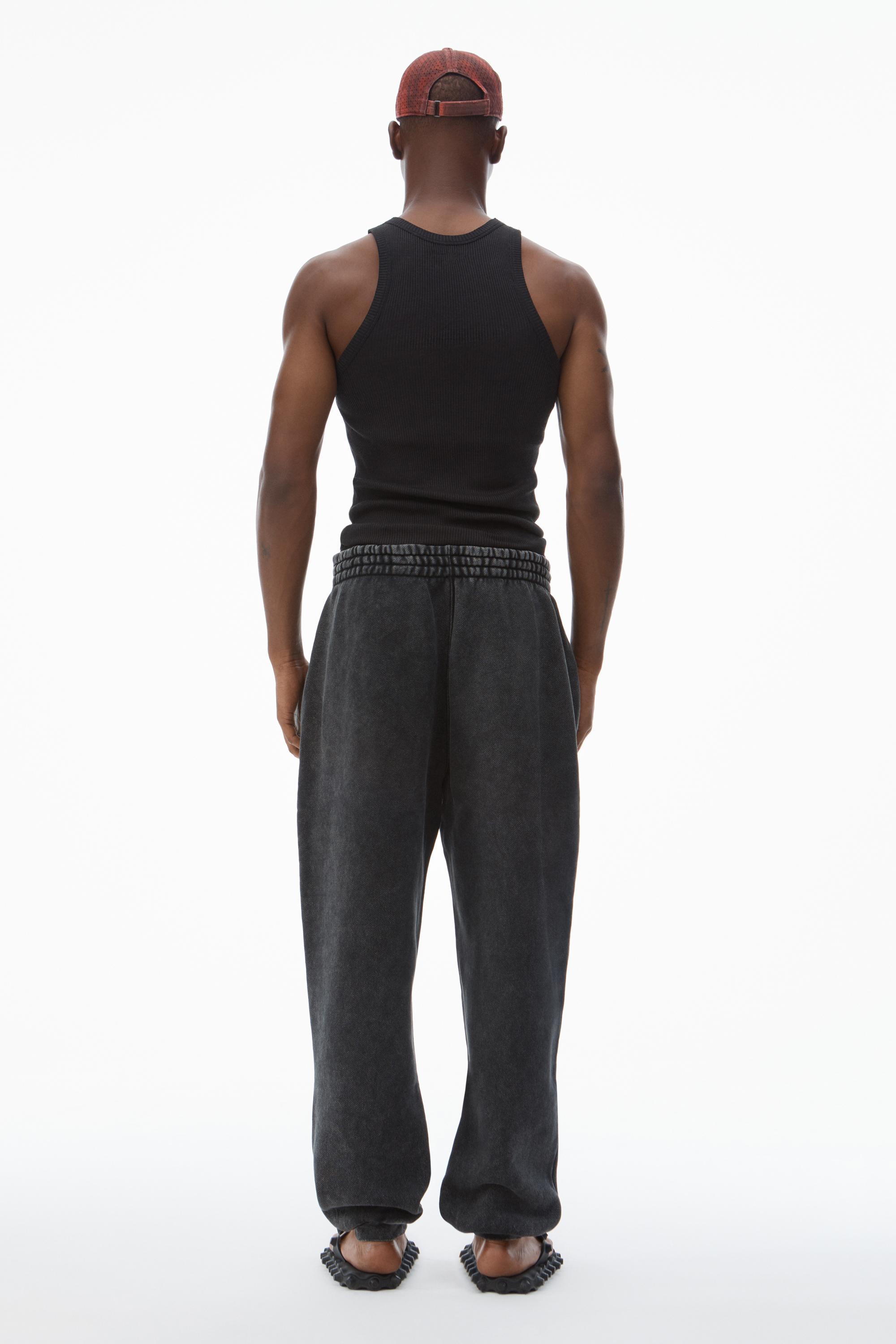 Sweatpant In Acid Wash Dense Fleece Product Image