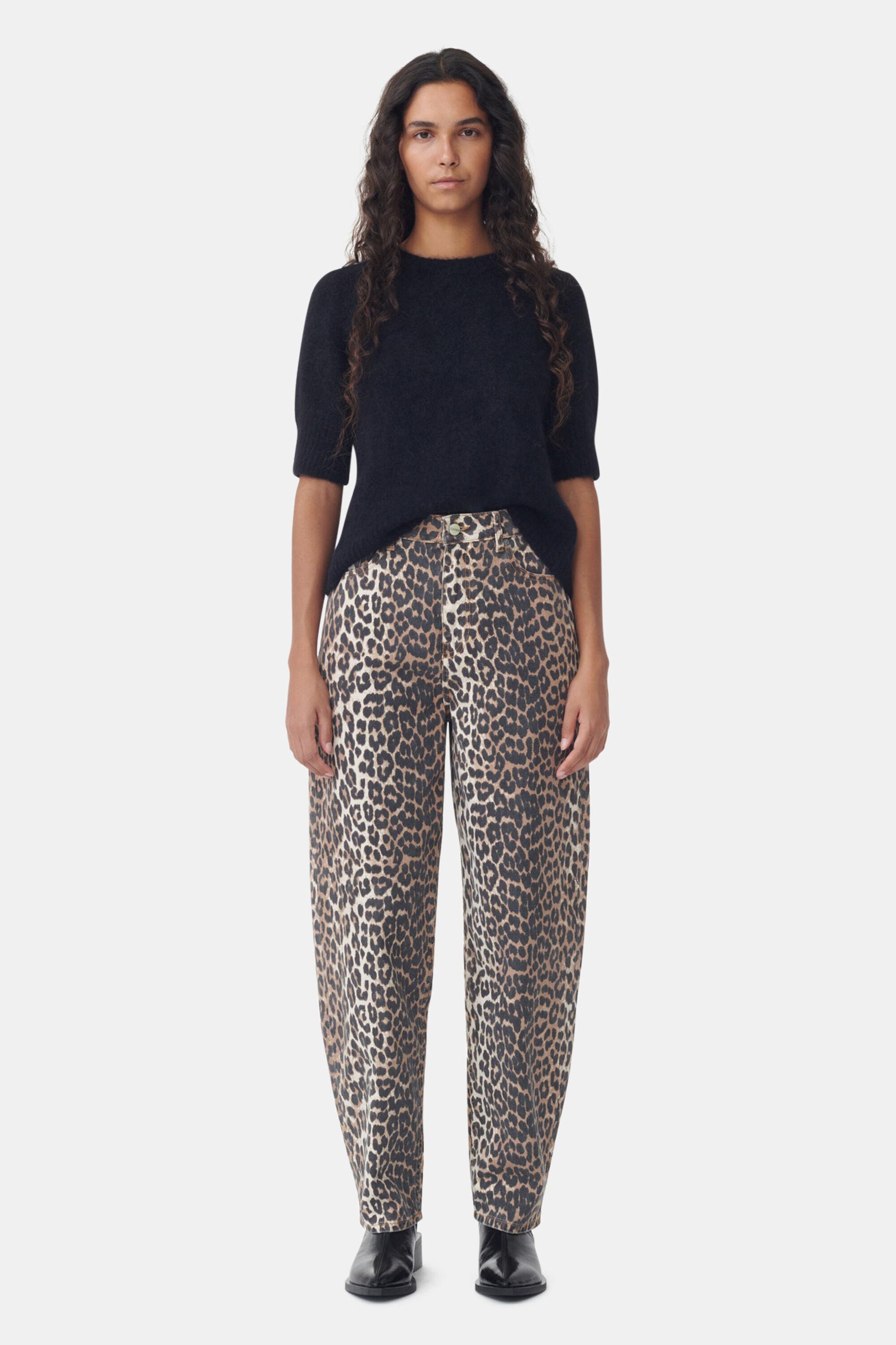 Leopard Denim Stary Jeans product image