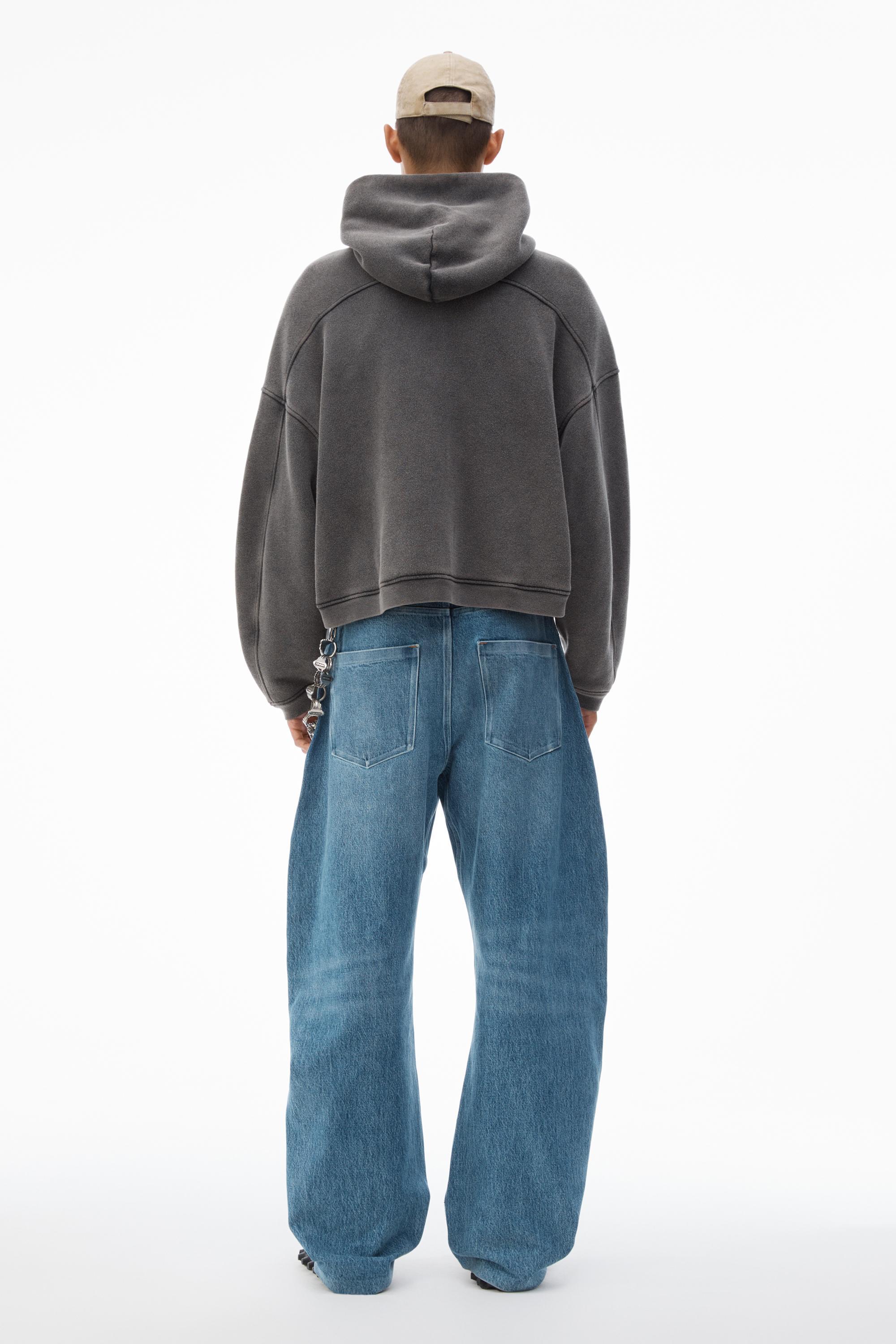 Men's Oversize Zip-up Hoodie In Cotton Terry Product Image