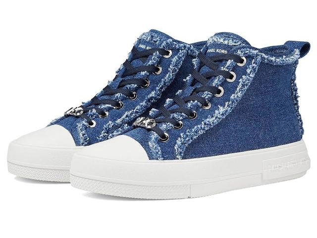 MICHAEL Michael Kors Evy High Top (Denim) Women's Shoes Product Image