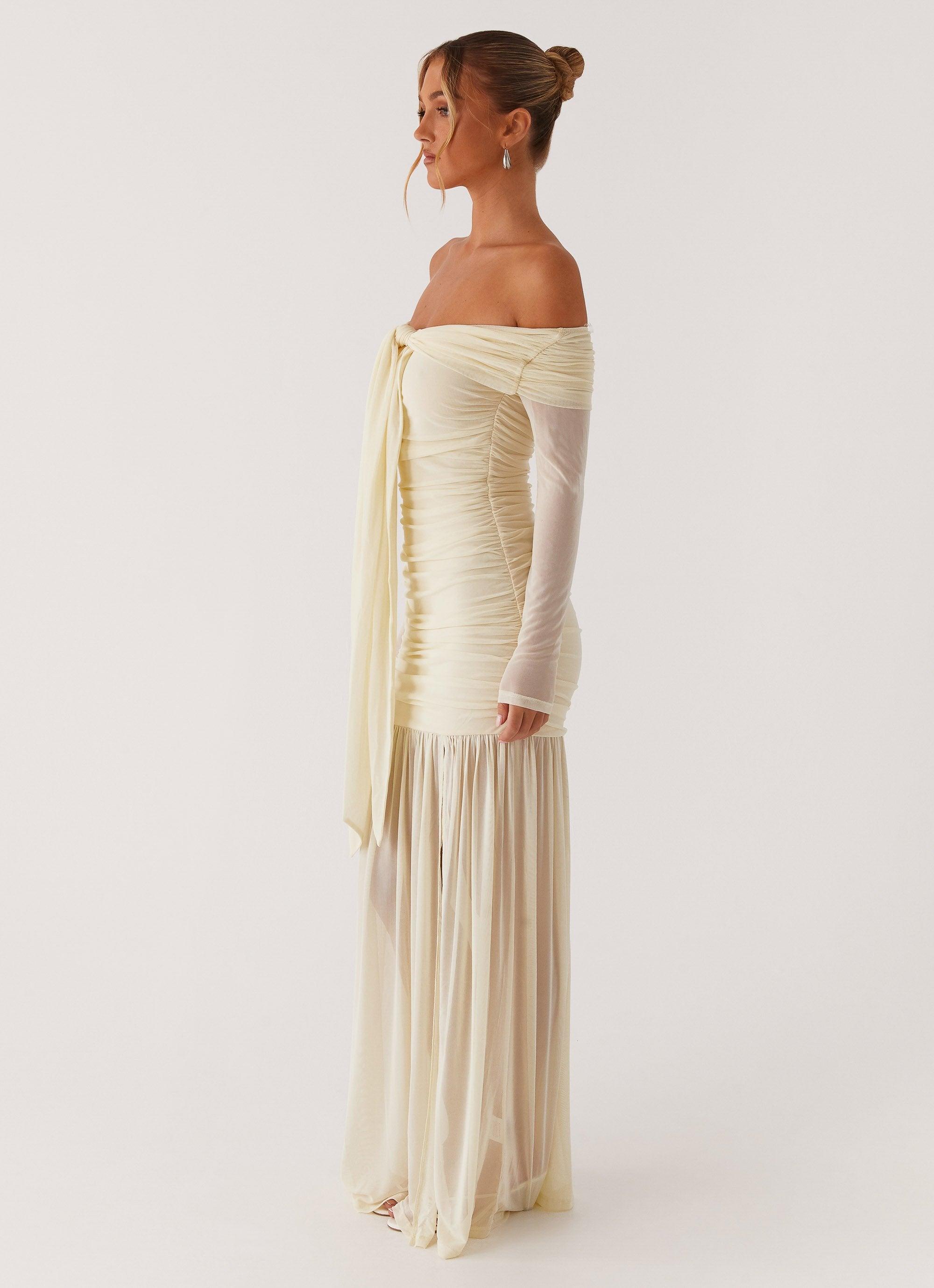 Ginny Maxi Dress - Yellow Product Image