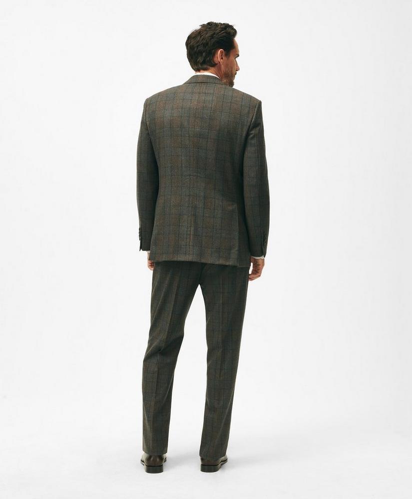 Traditional Fit Wool Cashmere Checked 1818 Suit Product Image