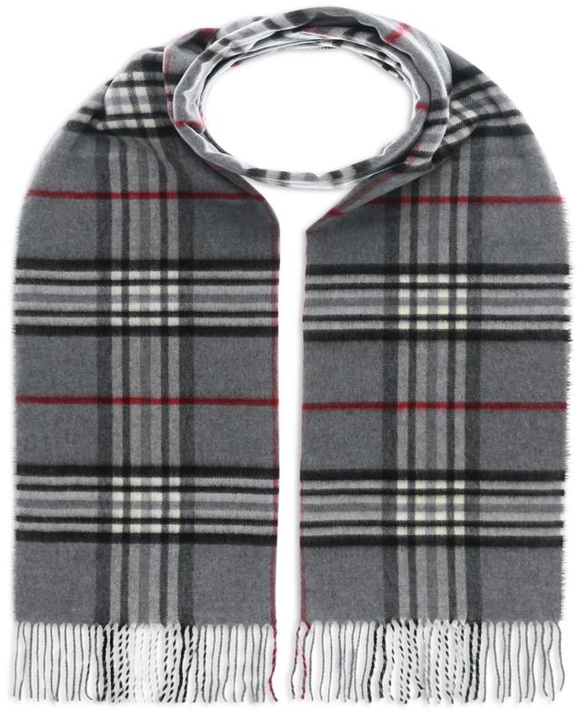 Fraas Womens Classic Plaid Cashmink Scarf Product Image