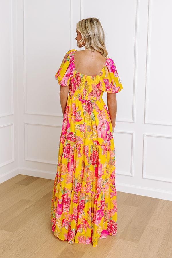 Boho Chic Floral Maxi Dress Product Image