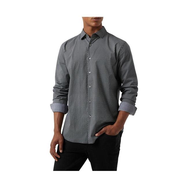 Dkny Mens Watson Stretch Poplin Long Sleeve Shirt Product Image